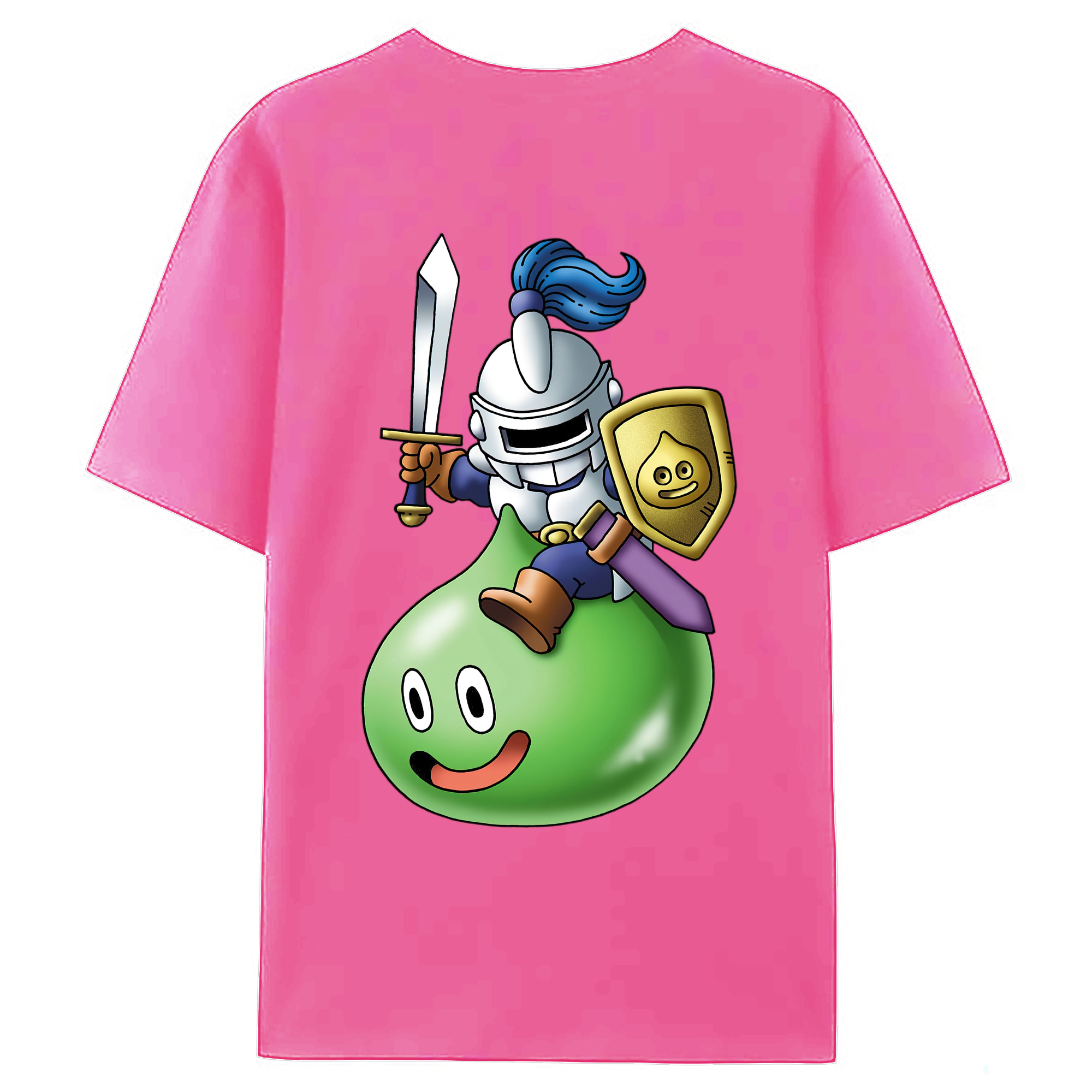 （画像用） ドラゴンクエスト Doragon Kuesuto Dragon Quest レディース半袖Tシャツ(バックプリント)